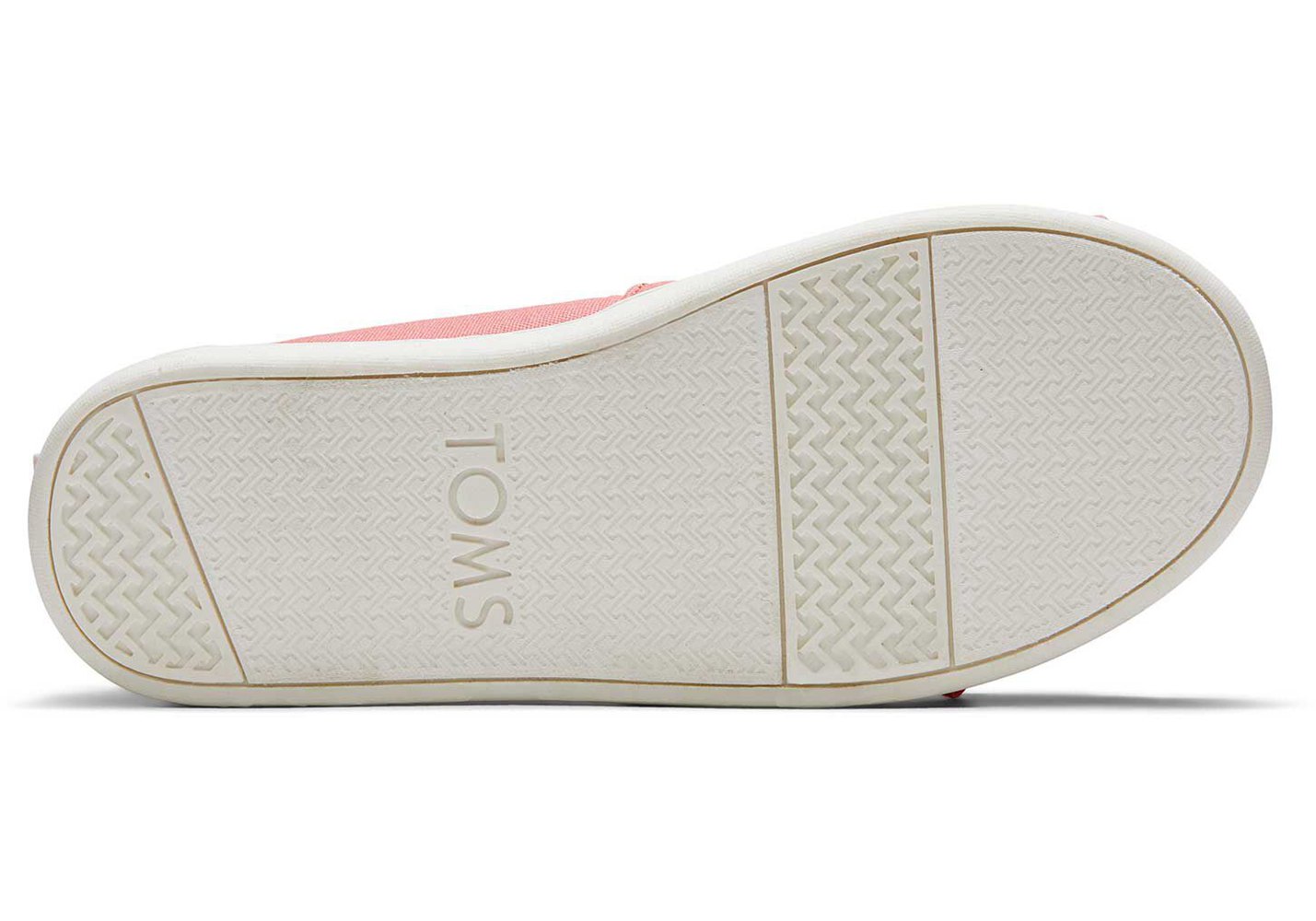 Toms Espadryle Dziecięce Pomarańczowe - Alpargata Youth Ruffle Płócienne - 91ZKAQTIG